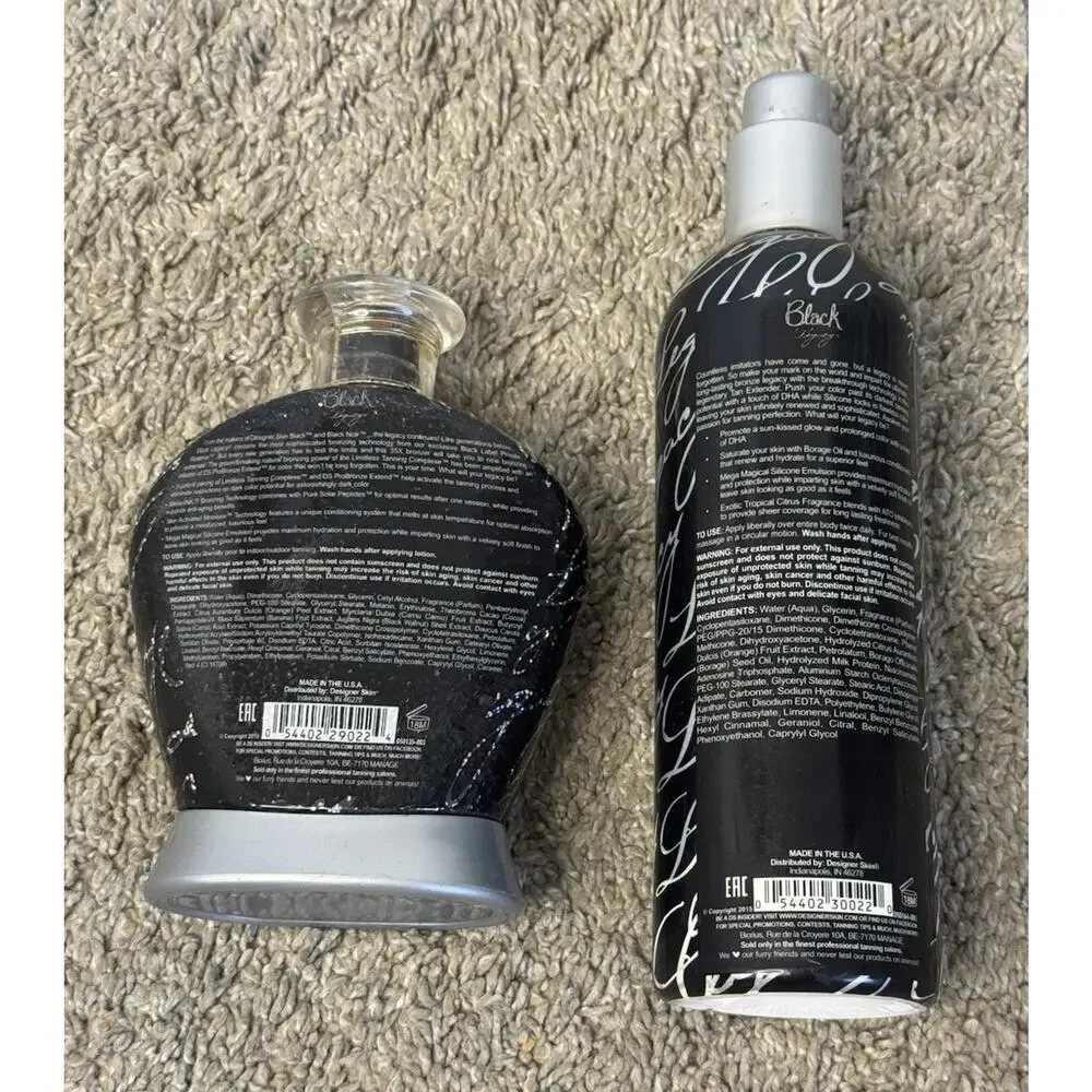 Designer Skin BLACK LEGACY Legendary 35x Mega Magical Tanning Lotion Extender